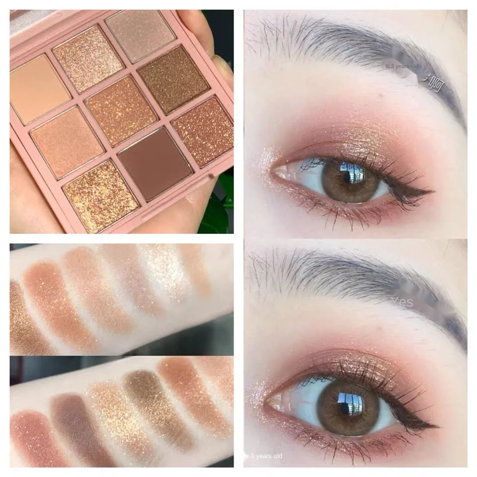 9 Color Eyeshadow Palette Matte Shiny Eyeshadow Glitter Eye Shadow Cream Makeup Palette Cosmetic
9 Color Eyeshadow Palette Matte Shiny Eyeshadow Glitter Eye Shadow Cream Makeup Palette Cosmetic