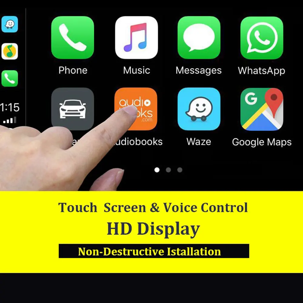 Vehemo Car Link Dongle USB Portable Link Dongle Navigation Player Auto Link Dongle Smart Android Auto for Apple CarPlay
Vehemo Car Link Dongle USB Portable Link Dongle Navigation Player Auto Link Dongle Smart Android Auto for Apple CarPlay