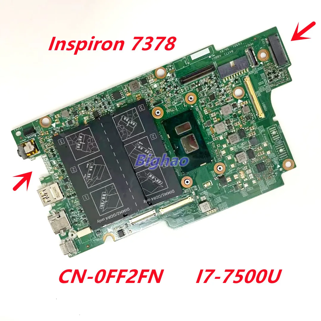 Материнская плата для ноутбука Dell Inspiron 13 7378 7000 7368 7378 7569 15 7579
Материнская плата для ноутбука Dell Inspiron 13 7378 7000 7368 7378 7569 15 7579