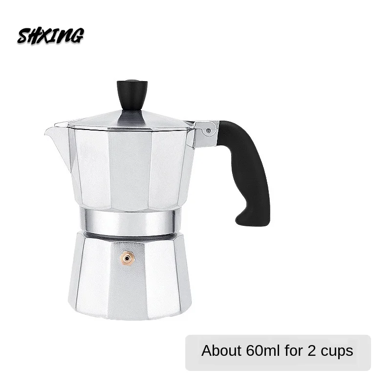 SHXING Italian Moka Pot Household Hand-made Concentrated Drip Pot Electric Stove Coffee Pot Italian Coffee Appliances
SHXING Italian Moka Pot Household Hand-made Concentrated Drip Pot Electric Stove Coffee Pot Italian Coffee Appliances