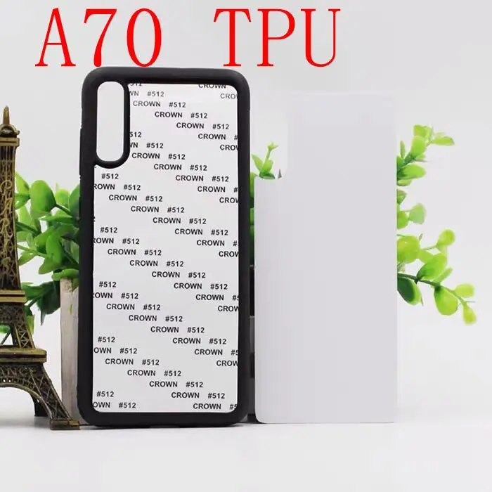 

2d Rubber TPU sublimation phone case For S10E s20 s9 s10 a10 a30 a51 a70 note20 with blank aluminium metal insert softover