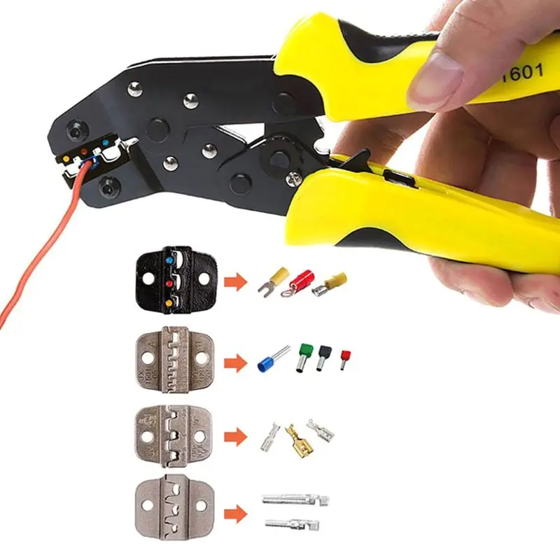 29EA 4 In 1 Ratcheting Terminal Crimping Pliers Wire Crimpers Cord End Terminals Tool
29EA 4 In 1 Ratcheting Terminal Crimping Pliers Wire Crimpers Cord End Terminals Tool