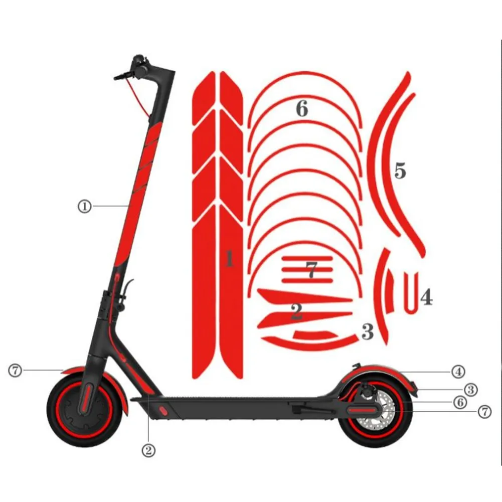 Waterproof Reflective Sticker Cover Set For Xiao*mi M365/Pro/Pro2 Night Safety Warning Set Enhance Night Visibility Cycling Acc
Waterproof Reflective Sticker Cover Set For Xiao*mi M365/Pro/Pro2 Night Safety Warning Set Enhance Night Visibility Cycling Acc
