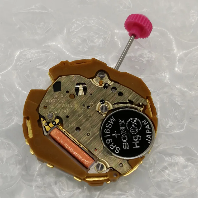 Brand new original watch movement MIYOTA 9U13 quartz movement three needles to send battery SR916SW
Brand new original watch movement MIYOTA 9U13 quartz movement three needles to send battery SR916SW