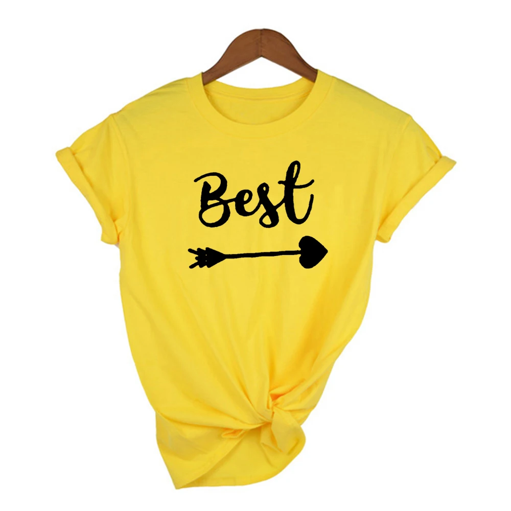 1PC Best Friends T Shirt Women Summer Short Sleeve Round Neck Sister BFF Friend Gift Top White Tee Shirt Femme Ropa De Mujer
1PC Best Friends T Shirt Women Summer Short Sleeve Round Neck Sister BFF Friend Gift Top White Tee Shirt Femme Ropa De Mujer