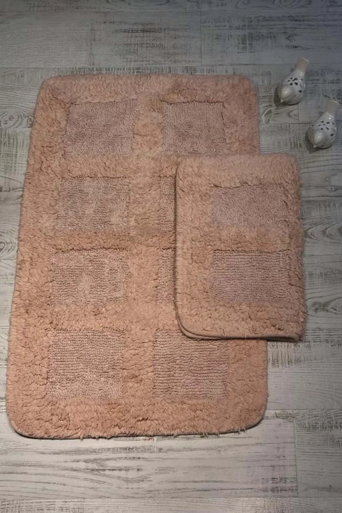 Bonny Home Square Хлопковый комплект из 2 вещей, 100% хлопок коврик для ванной нескользящие кожа на основе машинная стирка Ванная комната ковры компле...
Bonny Home Square Хлопковый комплект из 2 вещей, 100% хлопок коврик для ванной нескользящие кожа на основе машинная стирка Ванная комната ковры компле...