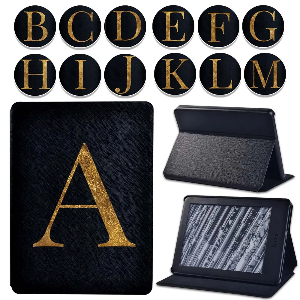 for Amazon Kindle 8/10th Gen / Kindle Paperwhite (5/6/7/10 Gen) Initial Name Letters pu Leather Stand Tablet eReader Cover Case
for Amazon Kindle 8/10th Gen / Kindle Paperwhite (5/6/7/10 Gen) Initial Name Letters pu Leather Stand Tablet eReader Cover Case