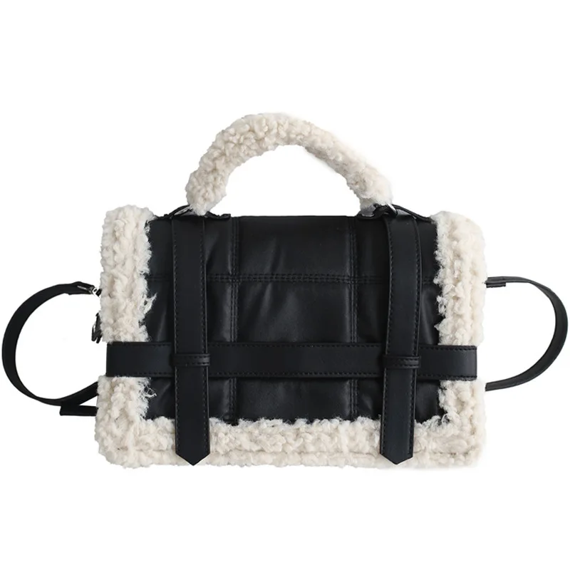 Fashion Lamb Wool Ladies Shoulder Bag Luxury Leather Women Crossbody Bag Fashionable Purses and Handbags Casual Messenger Bags
Fashion Lamb Wool Ladies Shoulder Bag Luxury Leather Women Crossbody Bag Fashionable Purses and Handbags Casual Messenger Bags