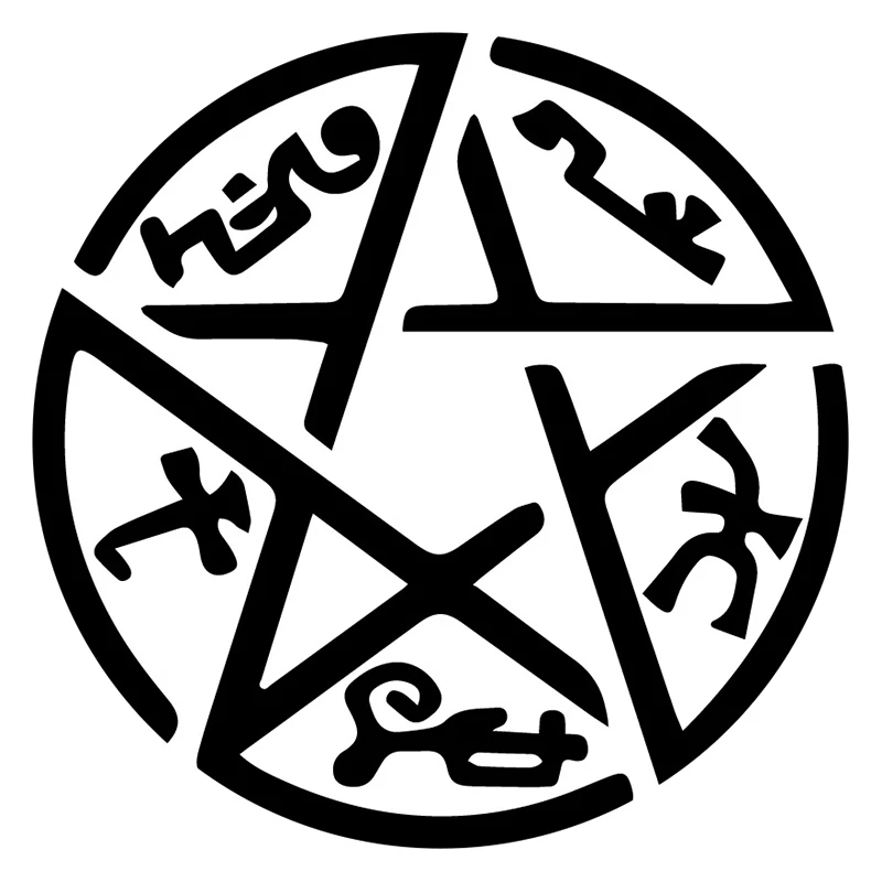 Supernatural Demon Trap Funny Car Sticker PVC Decal Accessories ZWW-2672, 15.5cm * 15.5cm
Supernatural Demon Trap Funny Car Sticker PVC Decal Accessories ZWW-2672, 15.5cm * 15.5cm