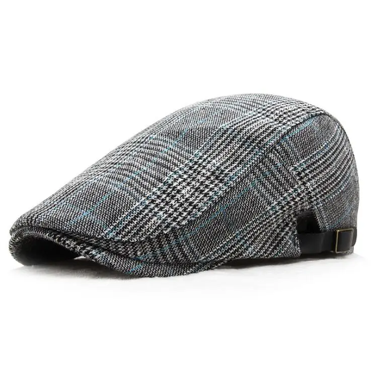 Autumn and winter new style plaid cap women British retro painter hats men's casual beret forward caps
Autumn and winter new style plaid cap women British retro painter hats men's casual beret forward caps