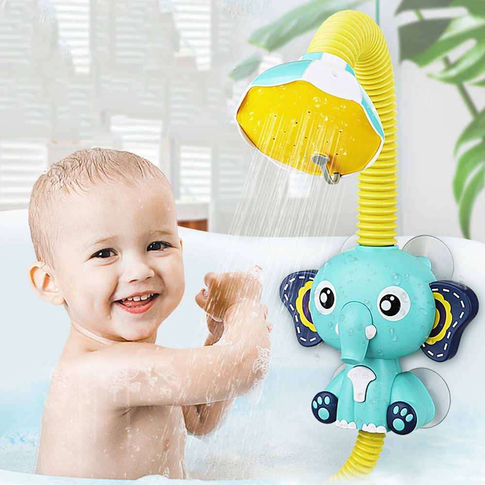 Electric Elephant Water Spray Bath Toys For Kids Baby Bathroom Bathtub Faucet Shower Toys Strong Suction Cup Children Water Game
Electric Elephant Water Spray Bath Toys For Kids Baby Bathroom Bathtub Faucet Shower Toys Strong Suction Cup Children Water Game