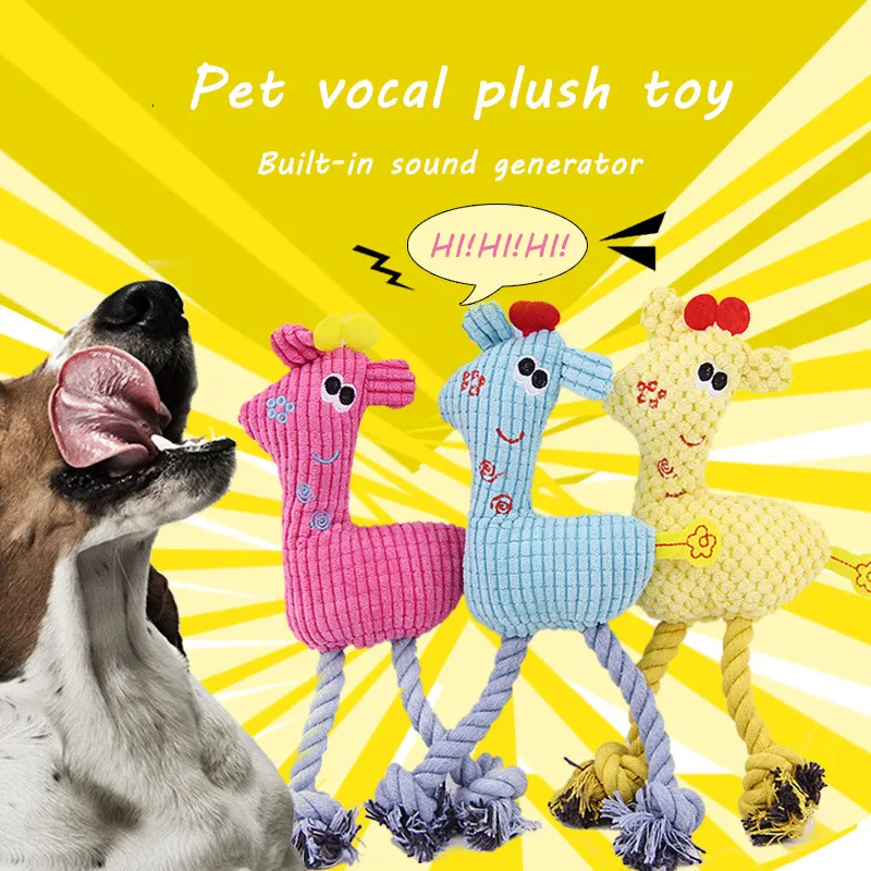 Wholesale Plush Dog Toys Rope Squeak Kong Dog Toy for French Bulldog Dog Accessories Interactive Puppy Toys Dropshipping Center
Wholesale Plush Dog Toys Rope Squeak Kong Dog Toy for French Bulldog Dog Accessories Interactive Puppy Toys Dropshipping Center