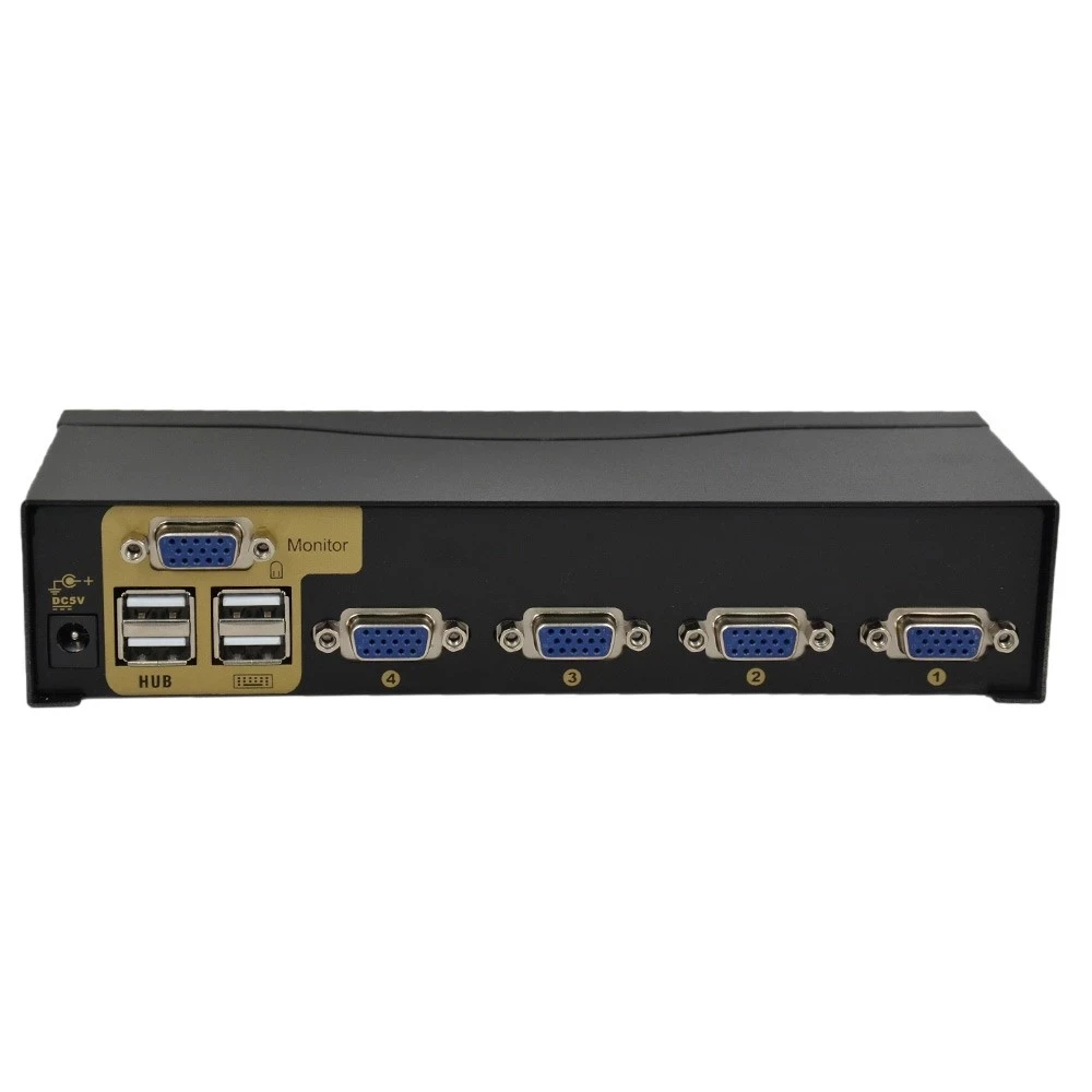4 Port USB Kvm Switch VGA Splitter Schalter Adapter Drucker Verbinden Tastatur Maus 4 Computer Verwenden 1 Monitor with cable
4 Port USB Kvm Switch VGA Splitter Schalter Adapter Drucker Verbinden Tastatur Maus 4 Computer Verwenden 1 Monitor with cable