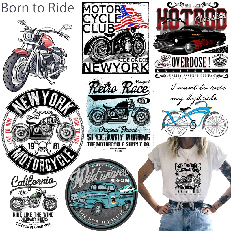Biker Patch Iron-on Transfers for Clothing Thermoadhesive Patches on Clothes Diy Motorcycle Stickers Car Applique Stripes Punk
Biker Patch Iron-on Transfers for Clothing Thermoadhesive Patches on Clothes Diy Motorcycle Stickers Car Applique Stripes Punk