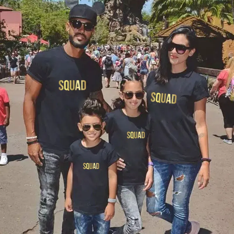 squad family matching clothes cotton letter fashion father mother daughter son children set dad mom happy korean outfits street
squad family matching clothes cotton letter fashion father mother daughter son children set dad mom happy korean outfits street