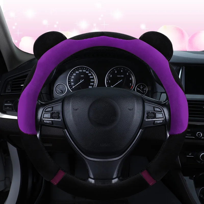 Universal Non-Slip Women's Car Steering Wheel Cover Winter Cute Cartoon Short Plush Handlebar Winter Plush Cover
Universal Non-Slip Women's Car Steering Wheel Cover Winter Cute Cartoon Short Plush Handlebar Winter Plush Cover