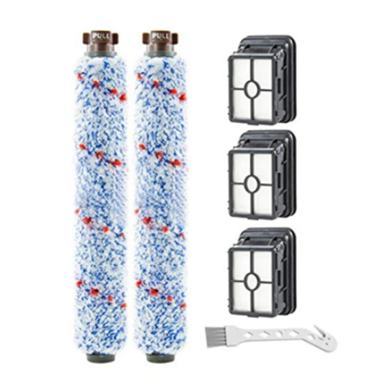 2 Pack Multi Surface 1868 Brush Roll and 3 Pack 1866 Vacuum Filter for Bissell Crosswave 1785 2306 Series
2 Pack Multi Surface 1868 Brush Roll and 3 Pack 1866 Vacuum Filter for Bissell Crosswave 1785 2306 Series