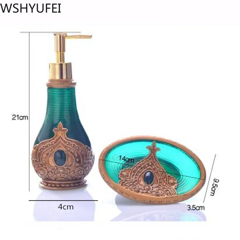 New style Resin bathroom set Creative soap box Shower gel lotion bottle Upscale hotel bathroom decoration Supplies WSHYUFEI
New style Resin bathroom set Creative soap box Shower gel lotion bottle Upscale hotel bathroom decoration Supplies WSHYUFEI
