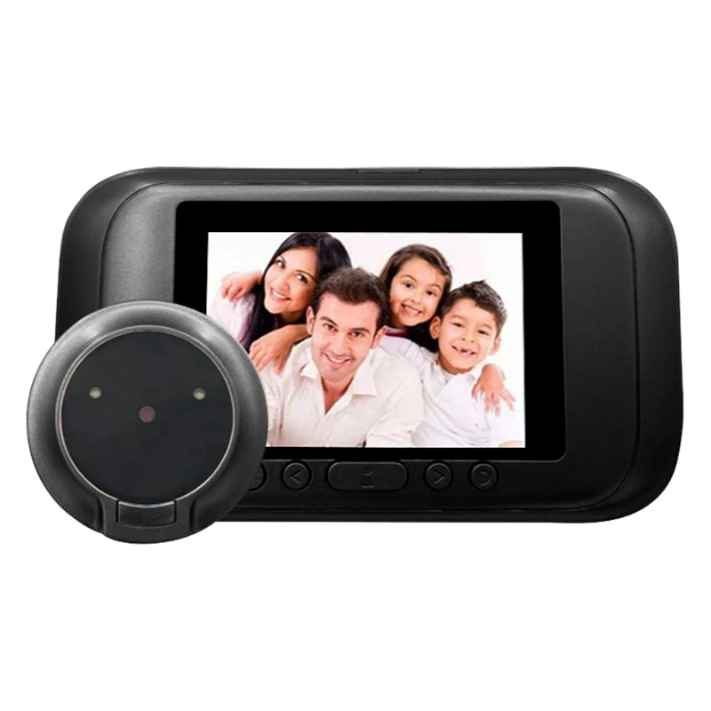 

Digital Smart Video Doorbell Camera Audio Intercom 1.0MP IR Night Vision Automatic Photo/Video AA Batteries Powered