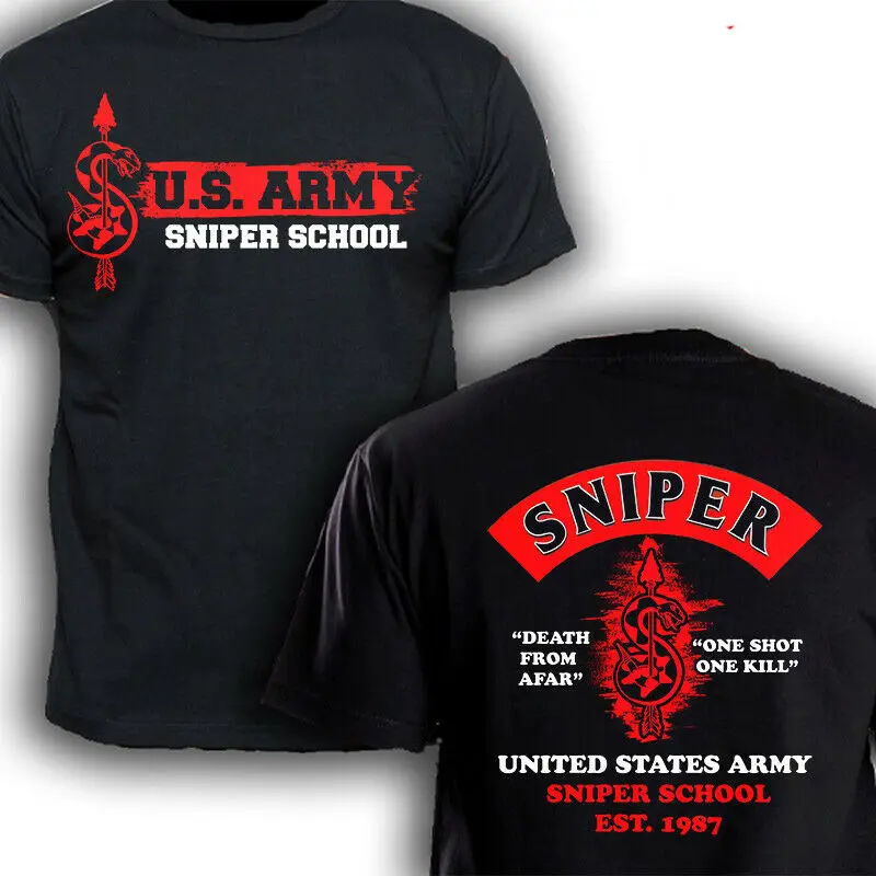 US Army Special Force Sniper School Fort Benning Training Camp T-Shirt. Summer Cotton Short Sleeve O-Neck Mens T Shirt New S-3XL
US Army Special Force Sniper School Fort Benning Training Camp T-Shirt. Summer Cotton Short Sleeve O-Neck Mens T Shirt New S-3XL
