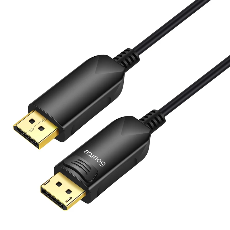 Оптоволоконный кабель DP 1,2, HD Быстрый 4K @ 60Hz, порт дисплея 4K, оптоволоконный кабель для ноутбука, ТВ проектора
Оптоволоконный кабель DP 1,2, HD Быстрый 4K @ 60Hz, порт дисплея 4K, оптоволоконный кабель для ноутбука, ТВ проектора