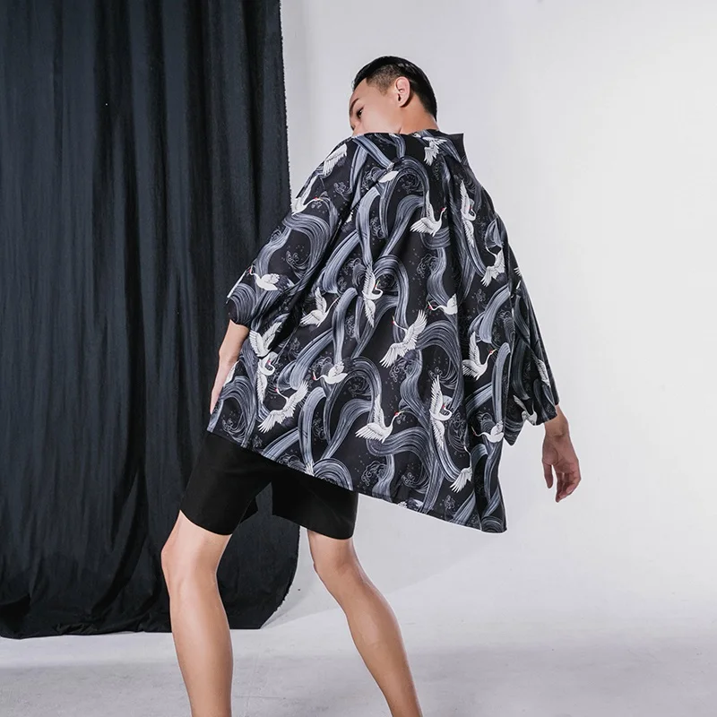 Kimono Man Japanese Yukata Men Haori Male Japanese Kimono Traditional Samurai Costume Yukatas Kimono Japanese Streetwear KK2030
Kimono Man Japanese Yukata Men Haori Male Japanese Kimono Traditional Samurai Costume Yukatas Kimono Japanese Streetwear KK2030
