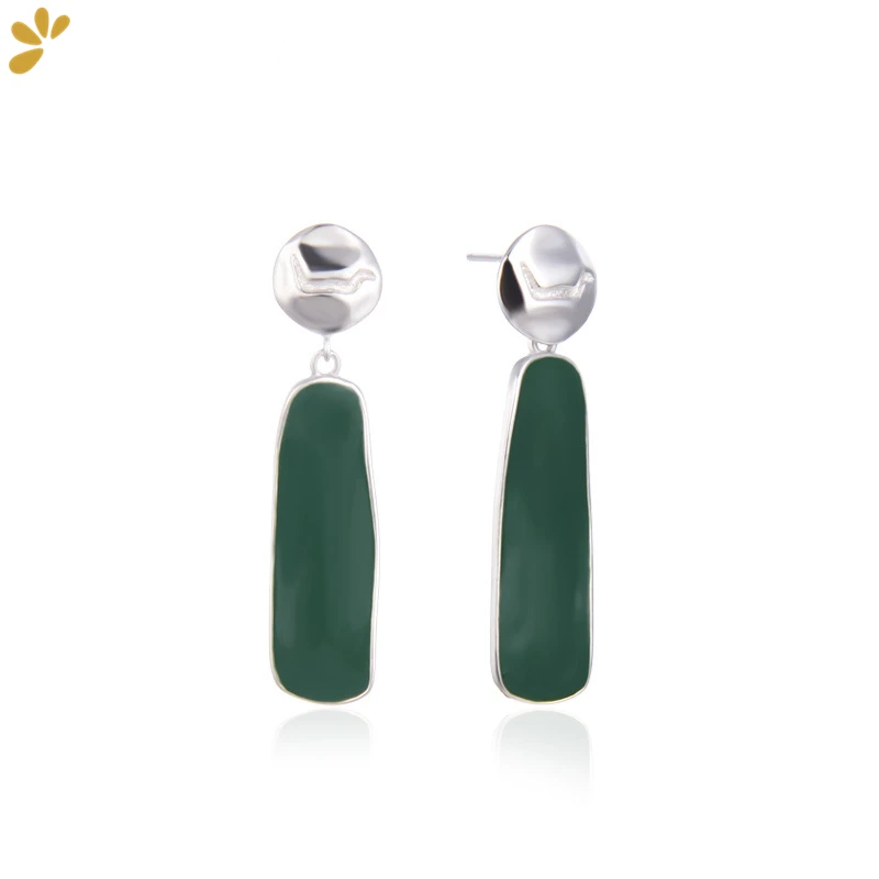 925 Sterling Silver Copal Oil Dropping Earrings Classic Geometric Simple Trendy Earring Fine Jewelry For Women Gift 2020 New
925 Sterling Silver Copal Oil Dropping Earrings Classic Geometric Simple Trendy Earring Fine Jewelry For Women Gift 2020 New