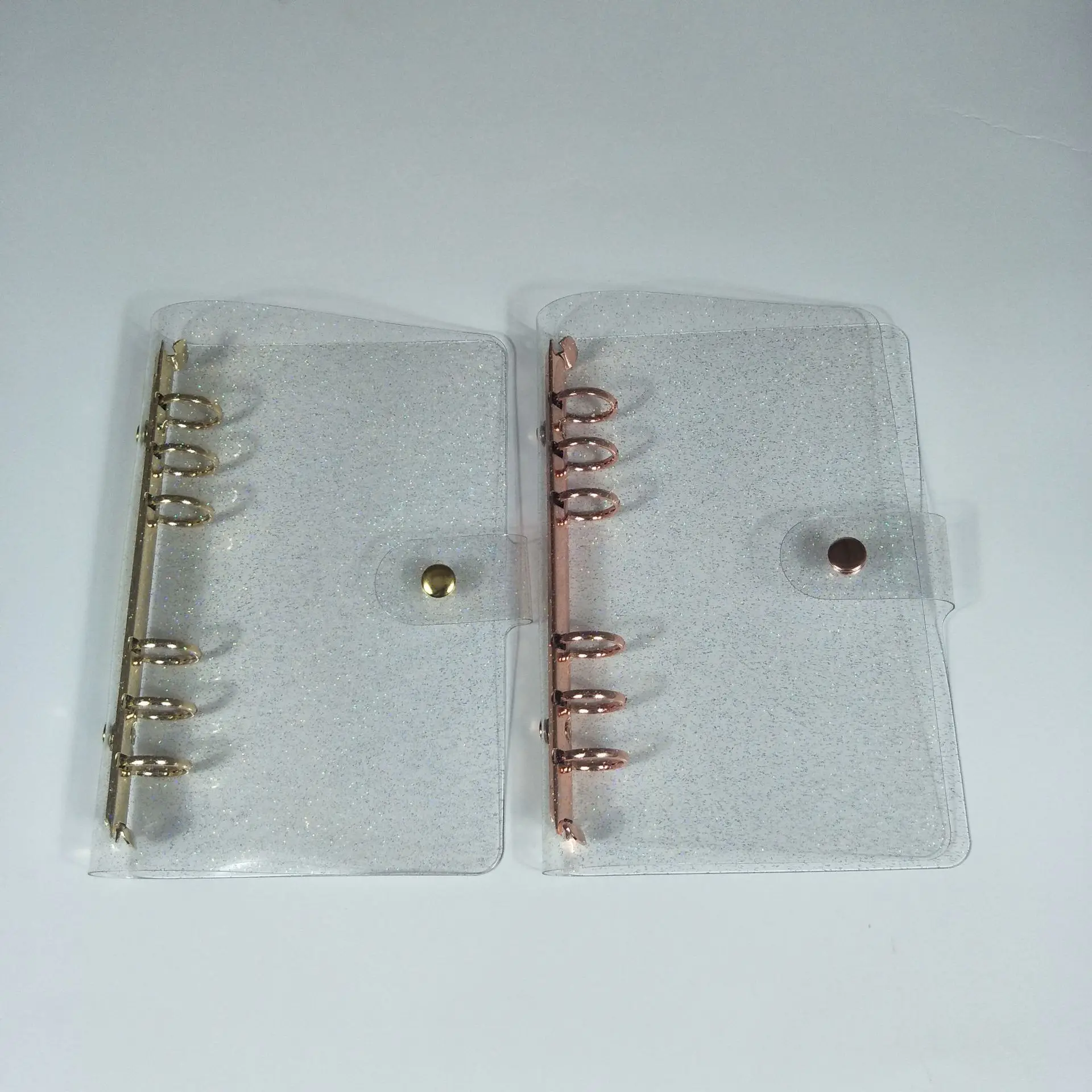 High-quality loose-leaf notebook A6 loose-leaf spiral notebook paper diary book simple thickening plan rose gold transparent she
High-quality loose-leaf notebook A6 loose-leaf spiral notebook paper diary book simple thickening plan rose gold transparent she