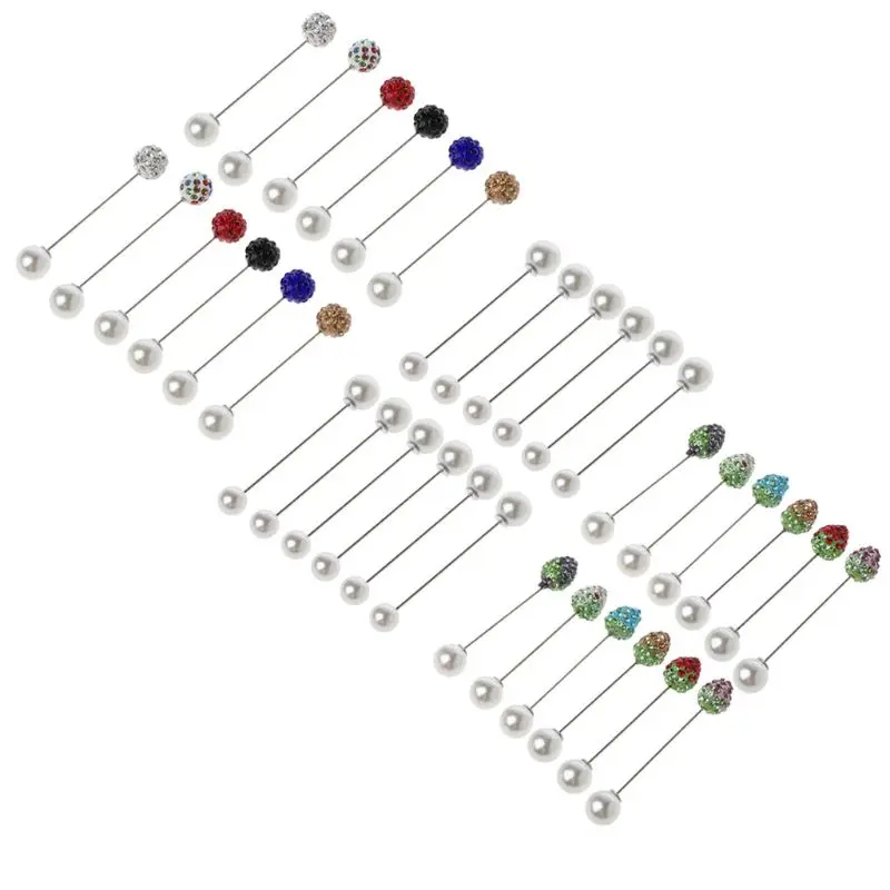 12Pcs Colorful Crystal Hijab Scarf Pearls Safety Pins Sweater Shawl Clip Brooch For Women
12Pcs Colorful Crystal Hijab Scarf Pearls Safety Pins Sweater Shawl Clip Brooch For Women