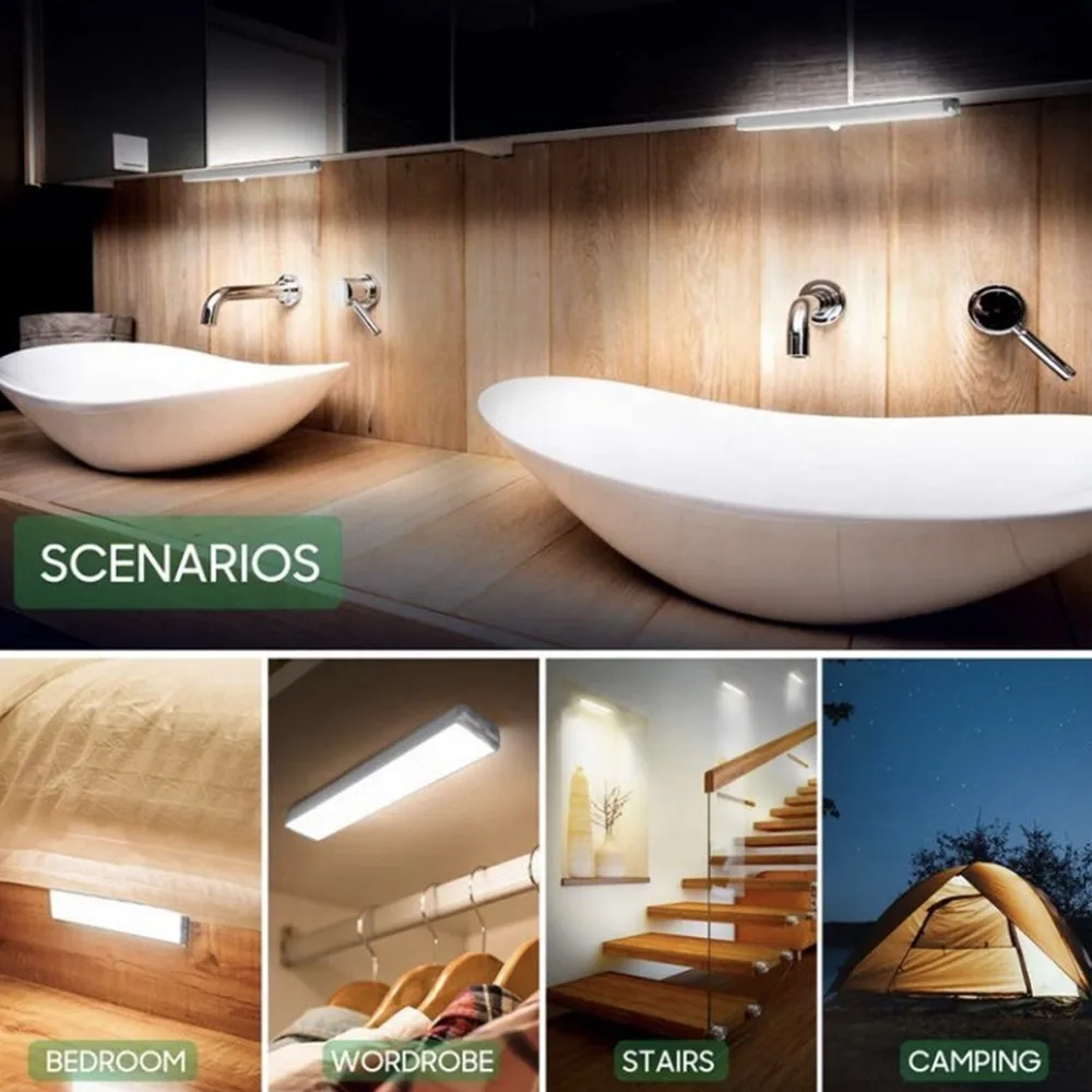 10 LED Closet Light USB Rechargeable Under Cabinet Lightening Stick-on Motion Sensor Wardrobe Light with Magnetic Strip
10 LED Closet Light USB Rechargeable Under Cabinet Lightening Stick-on Motion Sensor Wardrobe Light with Magnetic Strip