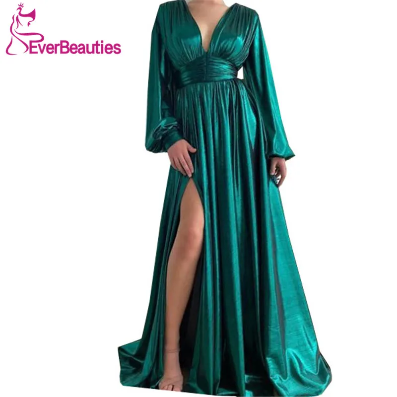 Long Sleeves Evening Dresses Suknie Wieczorowe Satin Prom Party Gown Vestido De Festa платье 2021 Robe De Soiree
Long Sleeves Evening Dresses Suknie Wieczorowe Satin Prom Party Gown Vestido De Festa платье 2021 Robe De Soiree