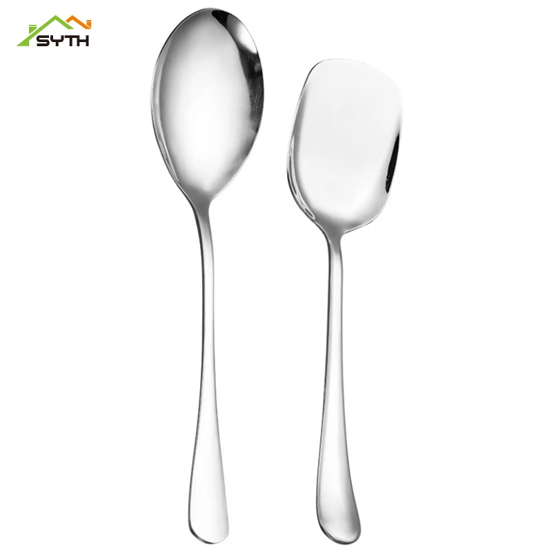 2pcs 410 Stainless Steel Spade Spoon Creative Retro Dessert Spoon Watermelon Tip Shovel Square Shovel Rice scoop Cutlery Set
2pcs 410 Stainless Steel Spade Spoon Creative Retro Dessert Spoon Watermelon Tip Shovel Square Shovel Rice scoop Cutlery Set