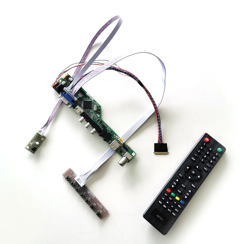 For N156B6-L0A/L0B Laptop Panel VGA USB AV RF WLED LVDS 40Pin 1366*768 T.V56 Display Controller Drive Card 15.6" DIY Kit
For N156B6-L0A/L0B Laptop Panel VGA USB AV RF WLED LVDS 40Pin 1366*768 T.V56 Display Controller Drive Card 15.6" DIY Kit