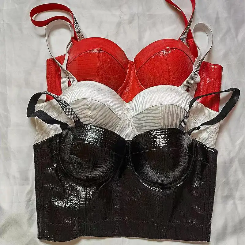 Women Rhinestone Sexy Y2k Crop Tops Goth Sexy Aesthetic Lingerie Crocodile pattern Camisole Push Up Corset Tank Tops Underwear
Women Rhinestone Sexy Y2k Crop Tops Goth Sexy Aesthetic Lingerie Crocodile pattern Camisole Push Up Corset Tank Tops Underwear