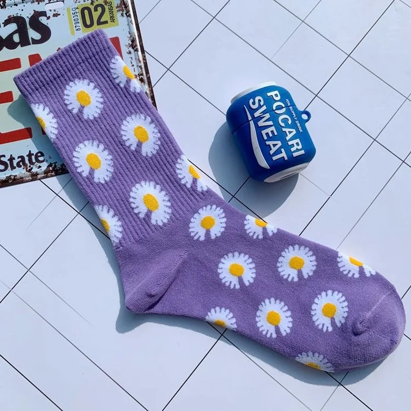 Daisy Socks Woman Solid Color Women Sock The New Casual Standard Cotton Movement Sox Funny Skateboard Spring Japanese Skarpetki 
Daisy Socks Woman Solid Color Women Sock The New Casual Standard Cotton Movement Sox Funny Skateboard Spring Japanese Skarpetki