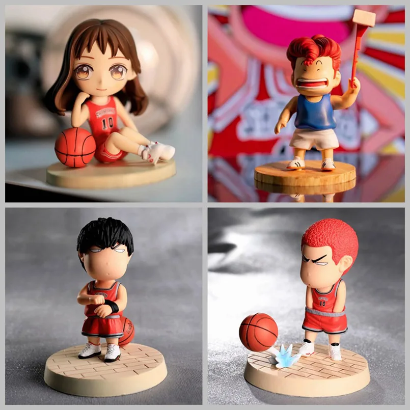 8-11cm Q version Anime Slam Dunk Figure Sakuragi Flower Road Rukawa Maple Akagi Haruko PVC Action Figure Collectible model toys
8-11cm Q version Anime Slam Dunk Figure Sakuragi Flower Road Rukawa Maple Akagi Haruko PVC Action Figure Collectible model toys