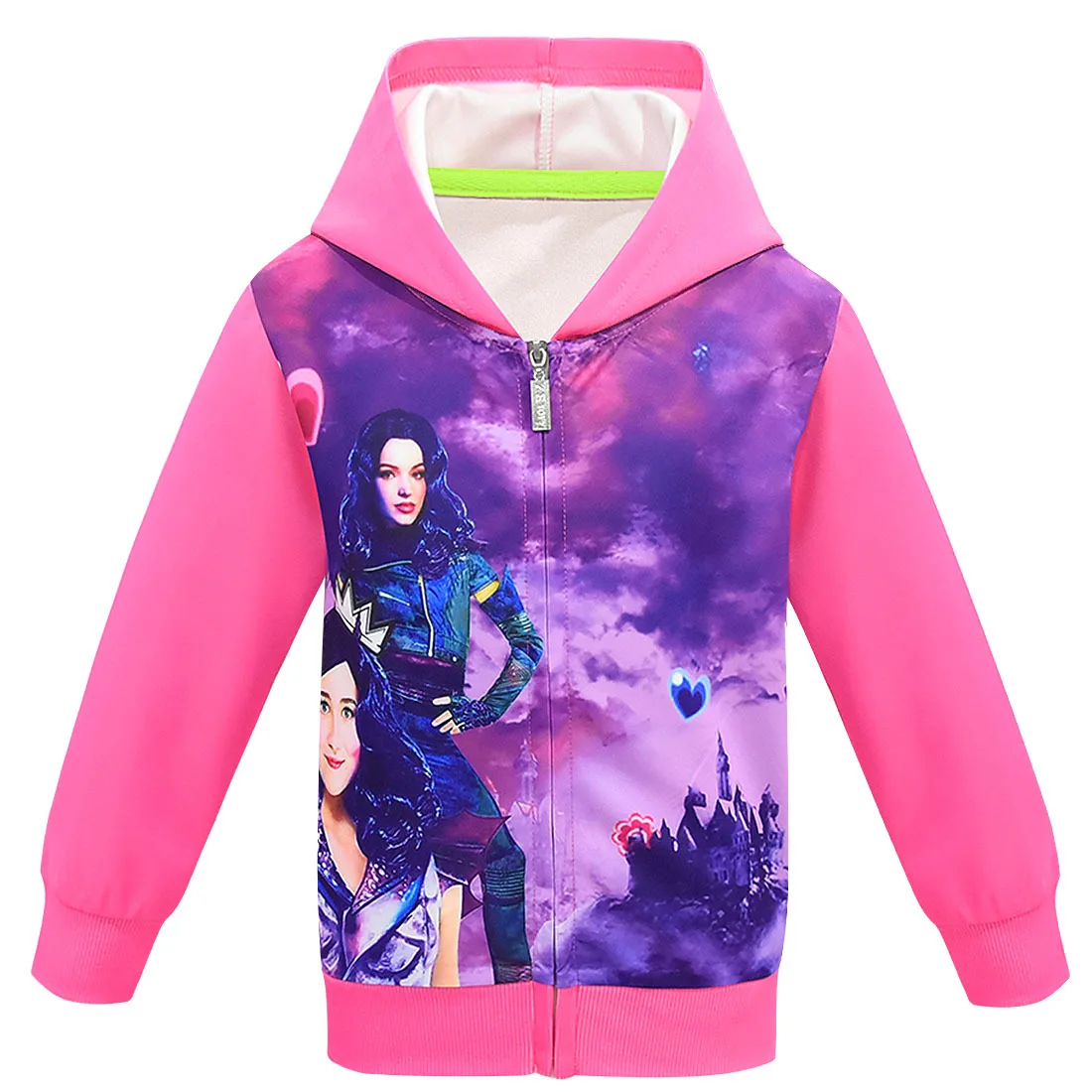 2021 Girls Descendants 3 Jackets Kids Fashion Printed Thick Outerwear Children Clothing Autumn Baby Cute Jacket Hooded Coats
2021 Girls Descendants 3 Jackets Kids Fashion Printed Thick Outerwear Children Clothing Autumn Baby Cute Jacket Hooded Coats