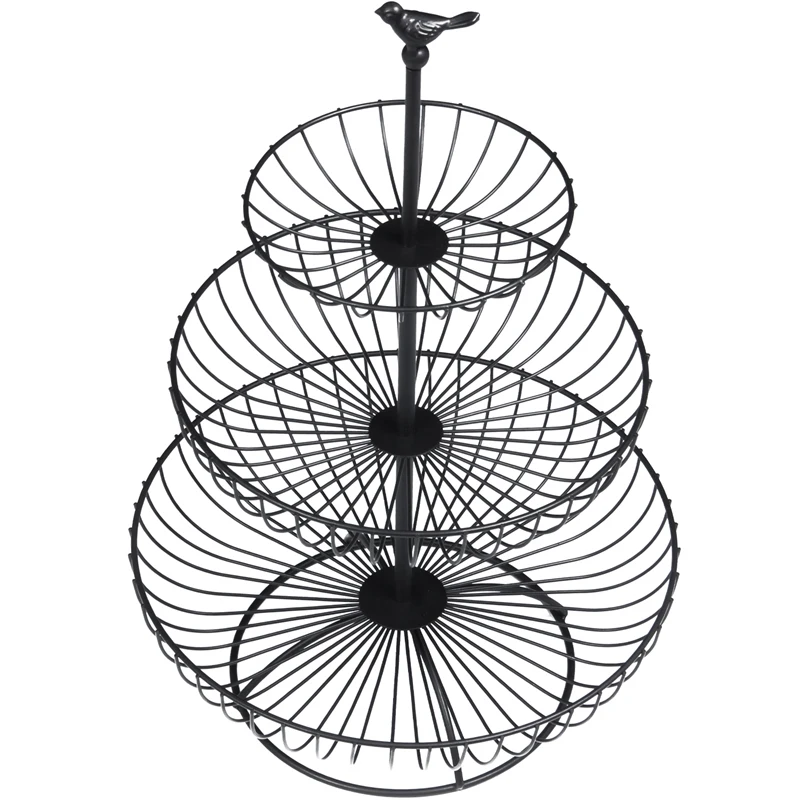 Бытовая 3-уровневая тарелка для фруктов, столешница, металлическая корзина для фруктов, черный поднос в винтажном стиле, подставка, корзина ...
Бытовая 3-уровневая тарелка для фруктов, столешница, металлическая корзина для фруктов, черный поднос в винтажном стиле, подставка, корзина ...