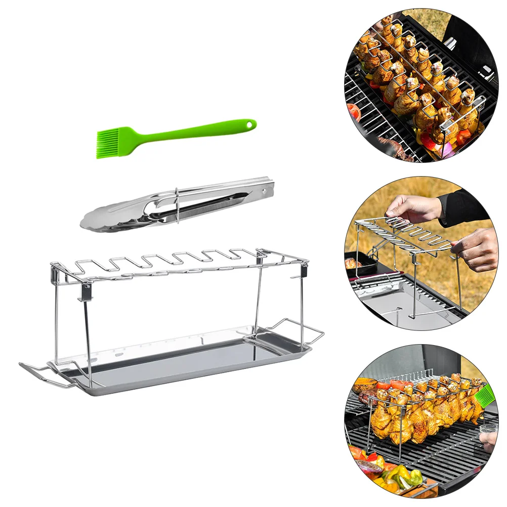 1 комплект, подставка для барбекю, пикника, куриных ножек, крыльев, Жаровня из нержавеющей стали
1 комплект, подставка для барбекю, пикника, куриных ножек, крыльев, Жаровня из нержавеющей стали