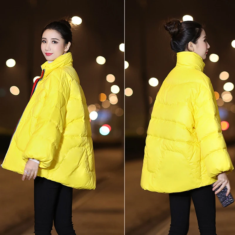 Women's Down Coat 2019 New Winter Long Sleeve Jacket Loose Short Down Coat White Duck Down Jacket Thick Warm Down Parka
Women's Down Coat 2019 New Winter Long Sleeve Jacket Loose Short Down Coat White Duck Down Jacket Thick Warm Down Parka