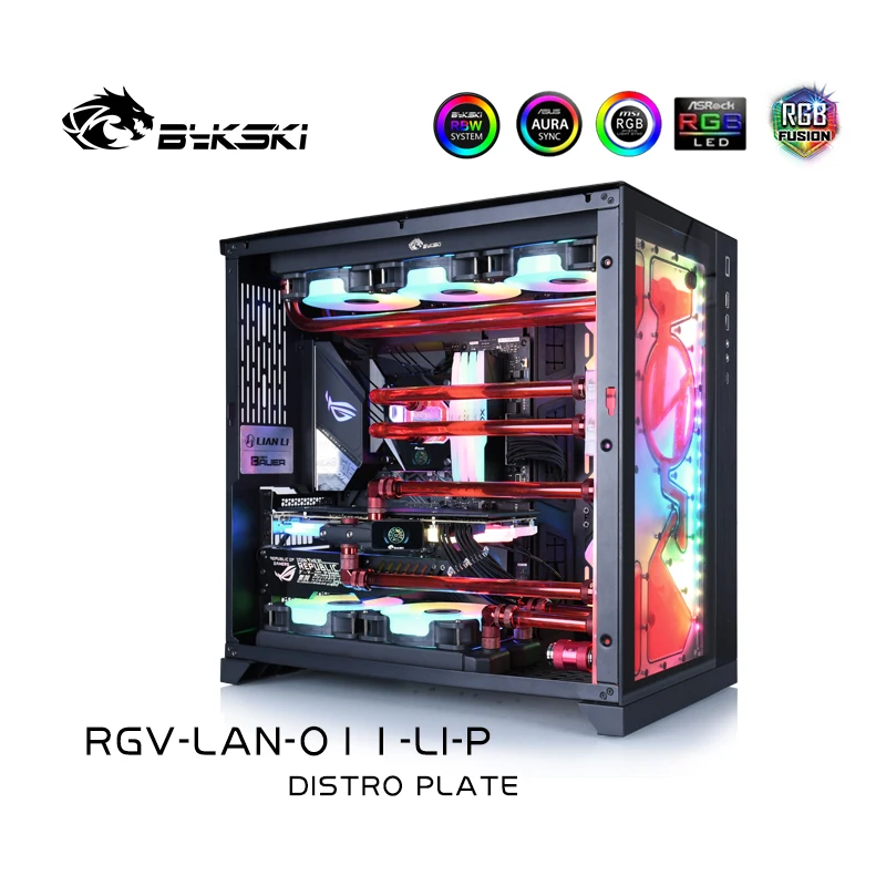 Bykski Water Cooling Kit For Lian Li O11 Case With Waterway Board For CPU/GPU Liquid Cooling Cooler, RGV-LAN-O11-LI-P
Bykski Water Cooling Kit For Lian Li O11 Case With Waterway Board For CPU/GPU Liquid Cooling Cooler, RGV-LAN-O11-LI-P