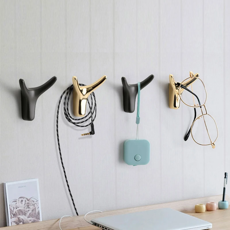 Wall Mounted Metal Door Hooks Antlers Ox Shaped Clothes Coats Bags Umbrella Hooks for Bathroom Modern Home Storage Organization
Wall Mounted Metal Door Hooks Antlers Ox Shaped Clothes Coats Bags Umbrella Hooks for Bathroom Modern Home Storage Organization