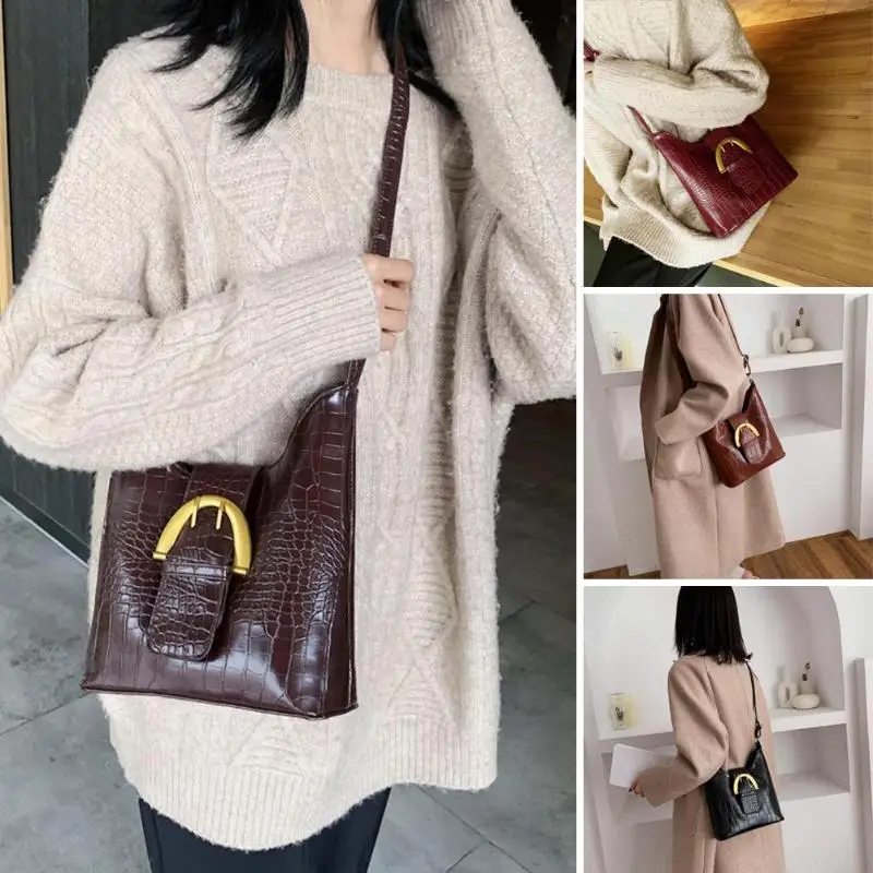 New Fashion Handbags Multi-function Women Crossbody Bags Vintage Leather Purse Solid Female Bucket Shoulder Handbag 
New Fashion Handbags Multi-function Women Crossbody Bags Vintage Leather Purse Solid Female Bucket Shoulder Handbag