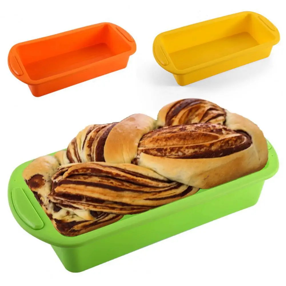 Bread Loaf Mold Eco-friendly Heat-resistant Durable Silicone Safe Soft Easy Use Colorful Tart Pie Pan Bakery Bread Baking Mold
Bread Loaf Mold Eco-friendly Heat-resistant Durable Silicone Safe Soft Easy Use Colorful Tart Pie Pan Bakery Bread Baking Mold