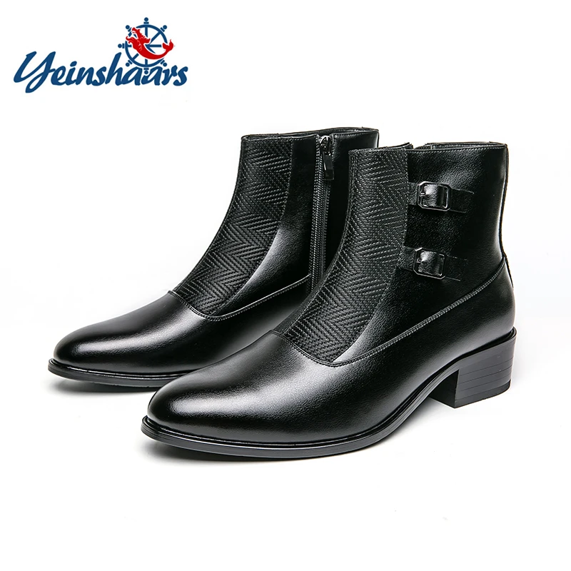 YEINSHAARS Men's Shoes New Artificial PU High Quality Western Boots Retro Classic Autumn and Winter Zip Boots Size Shoes 37-44
YEINSHAARS Men's Shoes New Artificial PU High Quality Western Boots Retro Classic Autumn and Winter Zip Boots Size Shoes 37-44