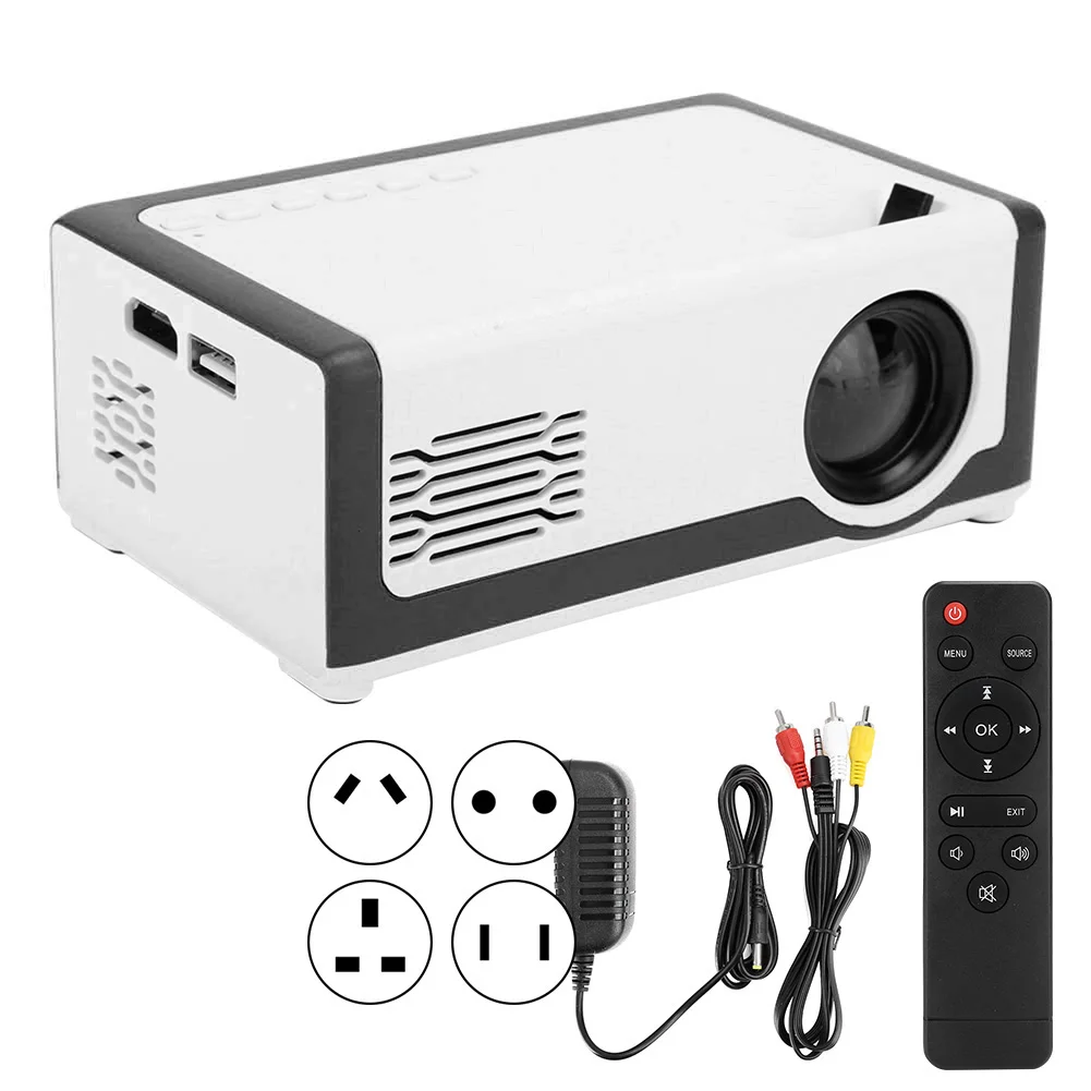 Карманный светодиодный мини проектор M1 1080P HD HDMI USB AV 100 240 В|Домашний кинотеатр| |