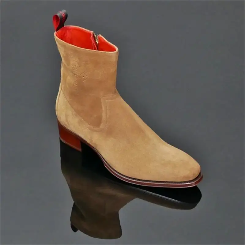 2021 New MenShoes Fashion Casual Business Banquet All-match Solid Color Suede Car Stitching Chinese Heel Chelsea Boots 7KG384
2021 New MenShoes Fashion Casual Business Banquet All-match Solid Color Suede Car Stitching Chinese Heel Chelsea Boots 7KG384
