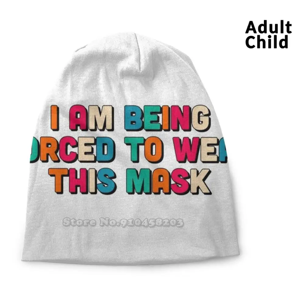 Я вынуждена носить эту маску в стиле хип-хоп, шапка бини, шапка, Повседневная вязаная шапка из полиэстера, я вынуждена носить эту социальную 
Я вынуждена носить эту маску в стиле хип-хоп, шапка бини, шапка, Повседневная вязаная шапка из полиэстера, я вынуждена носить эту социальную
