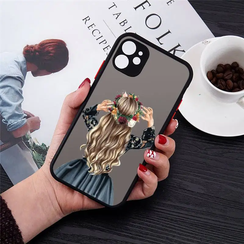 VOGUE Christmas Princess Girl Female Phone Cases matte transparent For iphone 7 8 11 12 plus mini x xs xr pro max cover 
VOGUE Christmas Princess Girl Female Phone Cases matte transparent For iphone 7 8 11 12 plus mini x xs xr pro max cover