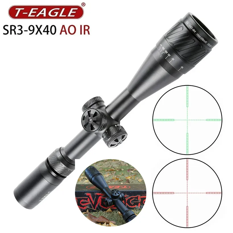 Tactical Optic Sight SR 3-9X40 AOIR 25.4mm Riflescope For Hunting Rifle Scope Sniper Airsoft Air Guns Red Dot Mounts
Tactical Optic Sight SR 3-9X40 AOIR 25.4mm Riflescope For Hunting Rifle Scope Sniper Airsoft Air Guns Red Dot Mounts